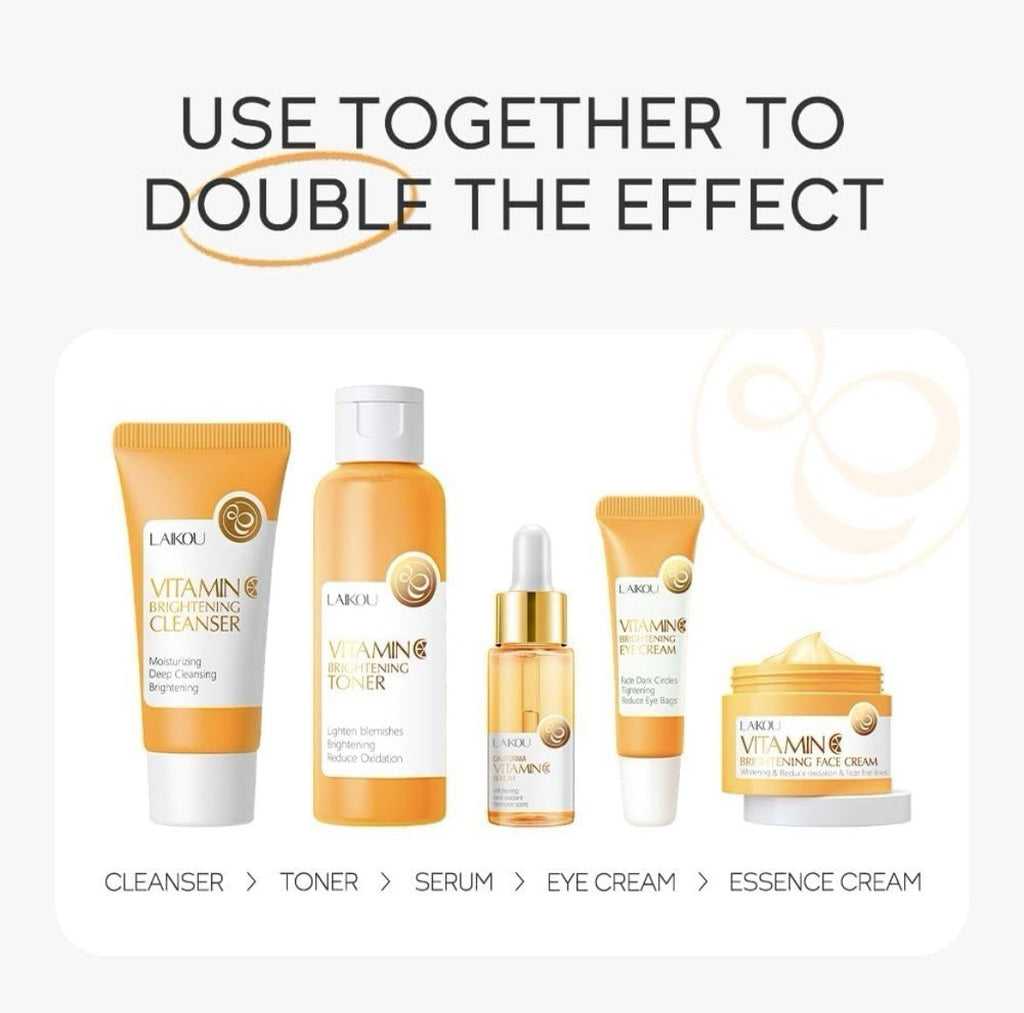 Anti-Aging & Brightening Skin Care - Vitamin C SET 5 in 1 NEW
