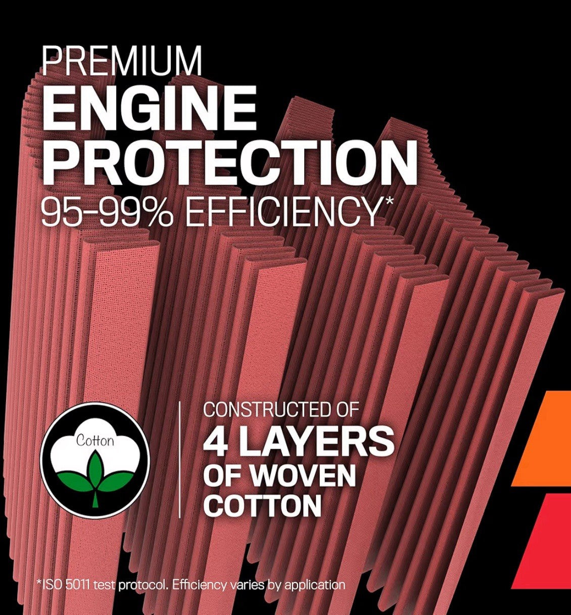 K&N RC-1060 Universal Clamp-On Air Filter