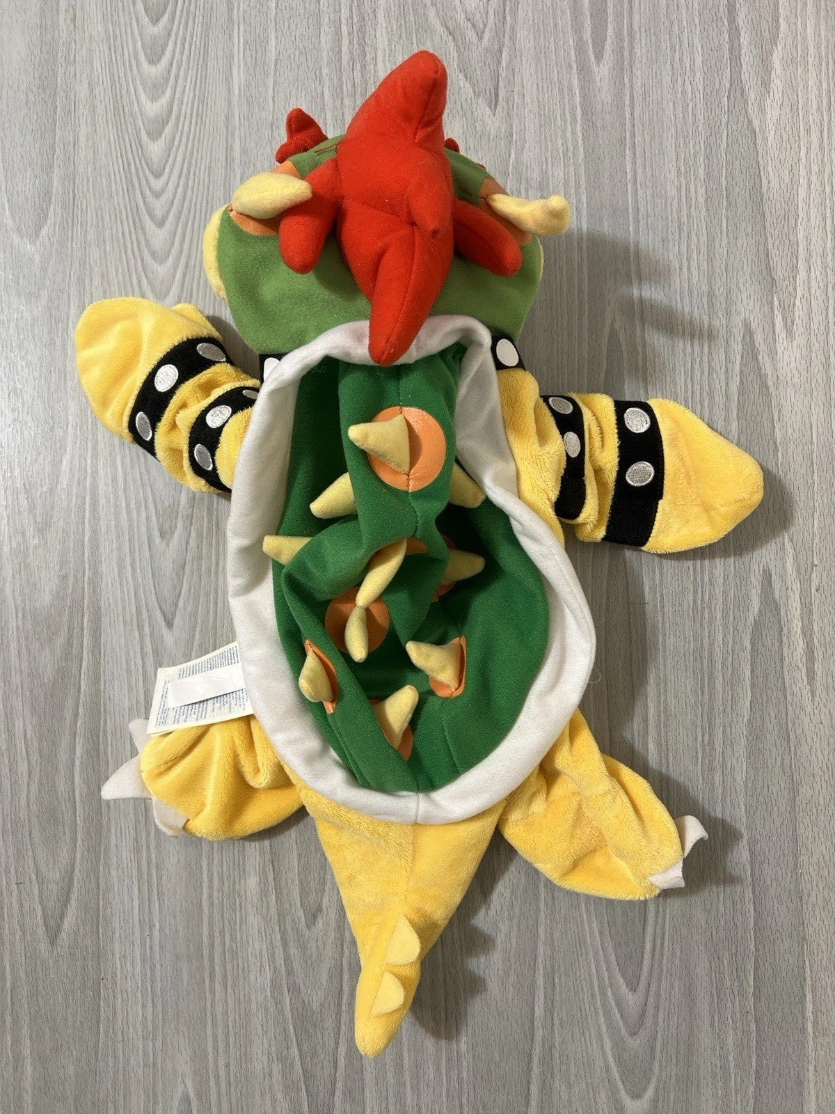 Build A Bear Nintendo Super Mario Bowser Plush Unstuffed