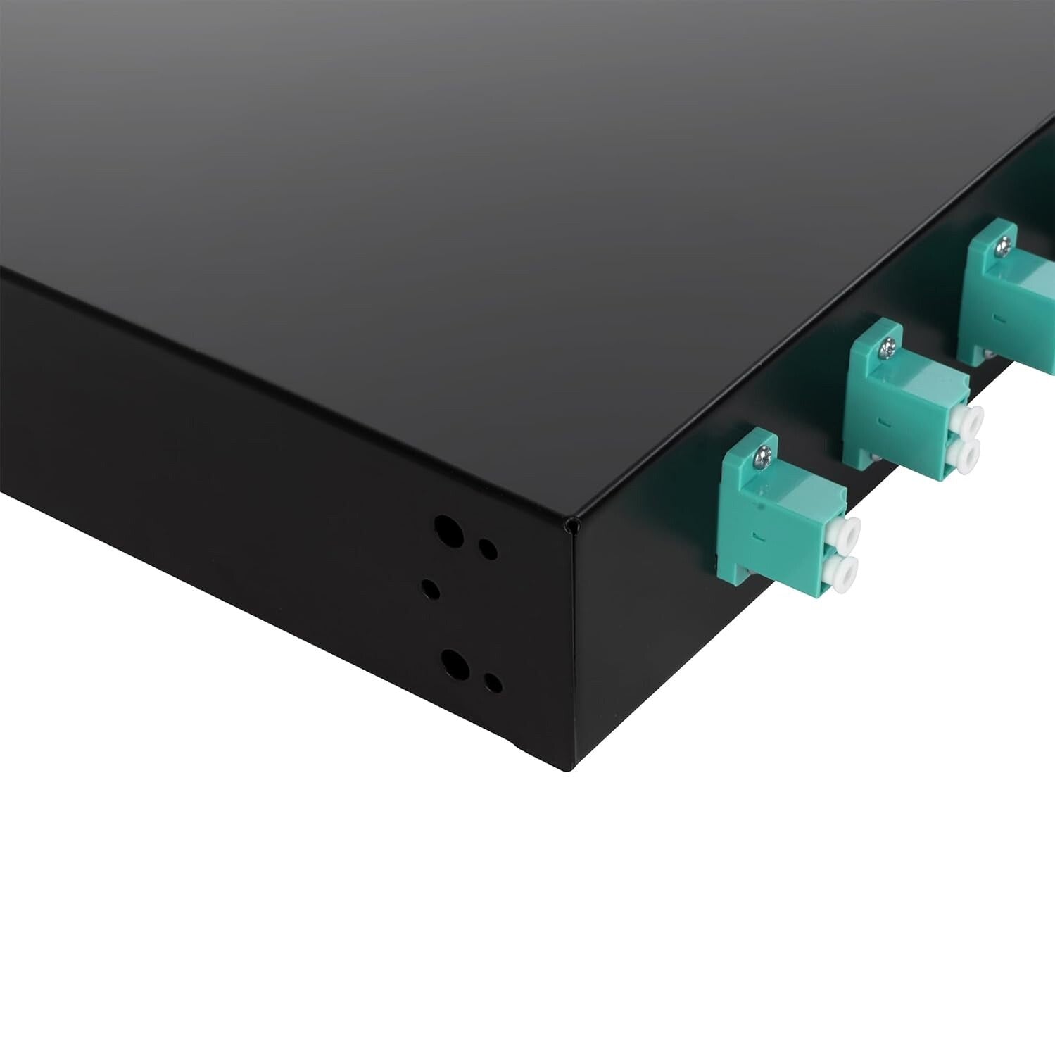 Fiber Enclosure Kit LC-UPC 12 Duplex 24 Port Fiber Enclosure Rack Mount Box