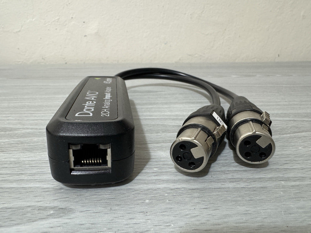 Audinate Dante AVIO 2CH 2-Channel Analog Input Adapter ADP-DAI-AU-2X0