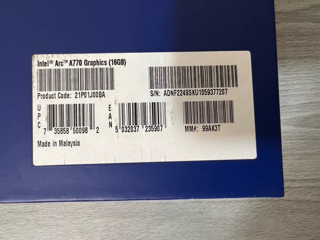 Intel Arc A770 LE 16GB GDDR6 PCIe 4.0 Graphics Card
