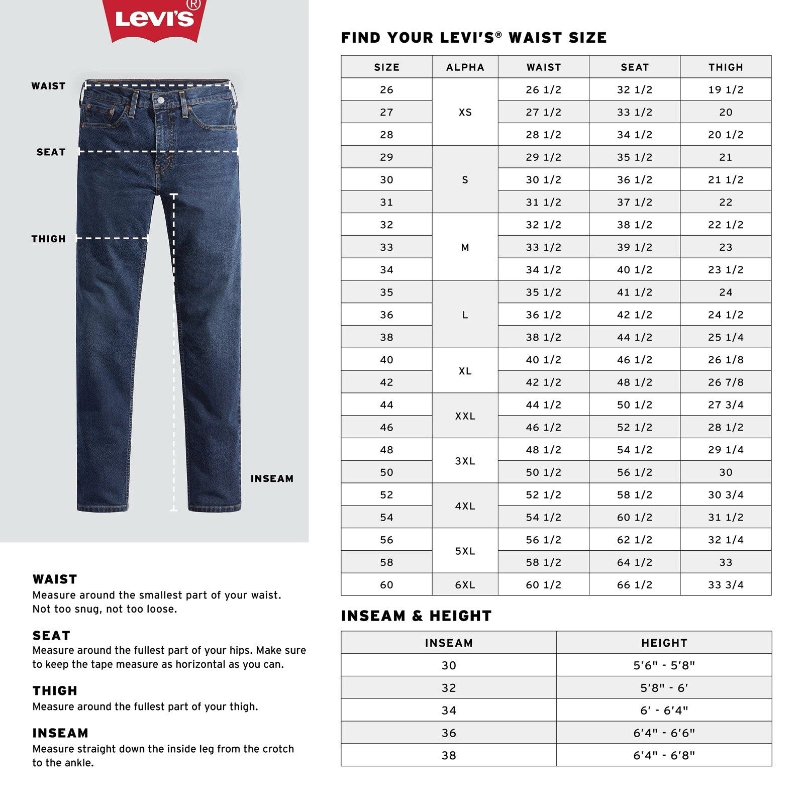 Levi's 505 Regular Stonewash Regular Fit Jeans 40”x32” Straight