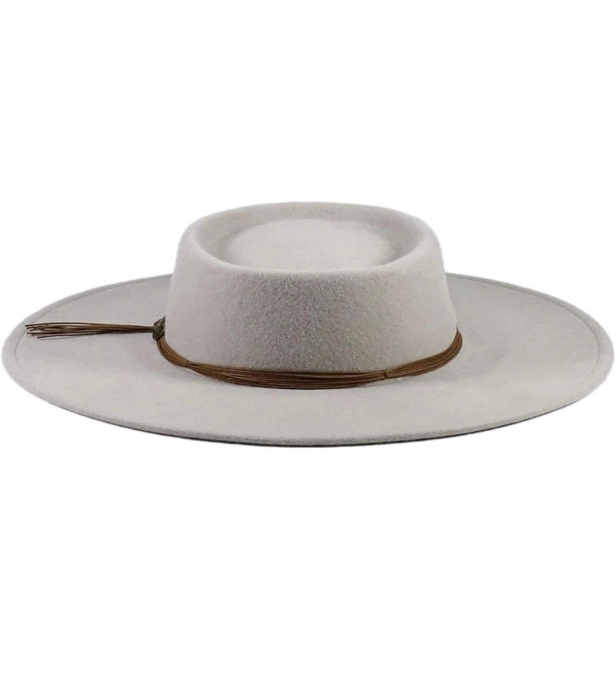 Silver Canyon Women’s Gambler Telescope Wool Felt Wide Brim Western Hat MEDIUM