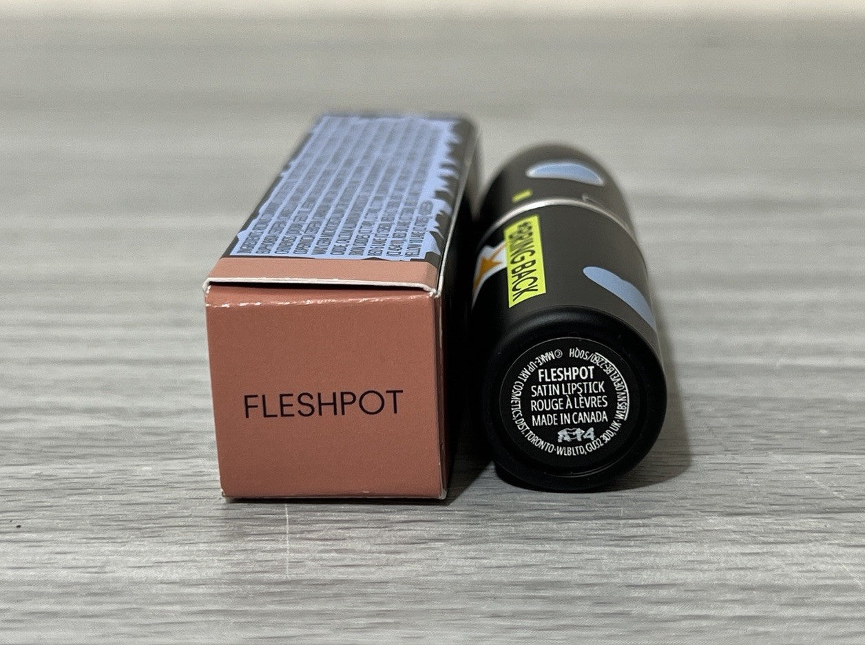 MAC Satin Lipstick - FLESHPOT - 40th Anniversary Limited Edition - .1oz./3g