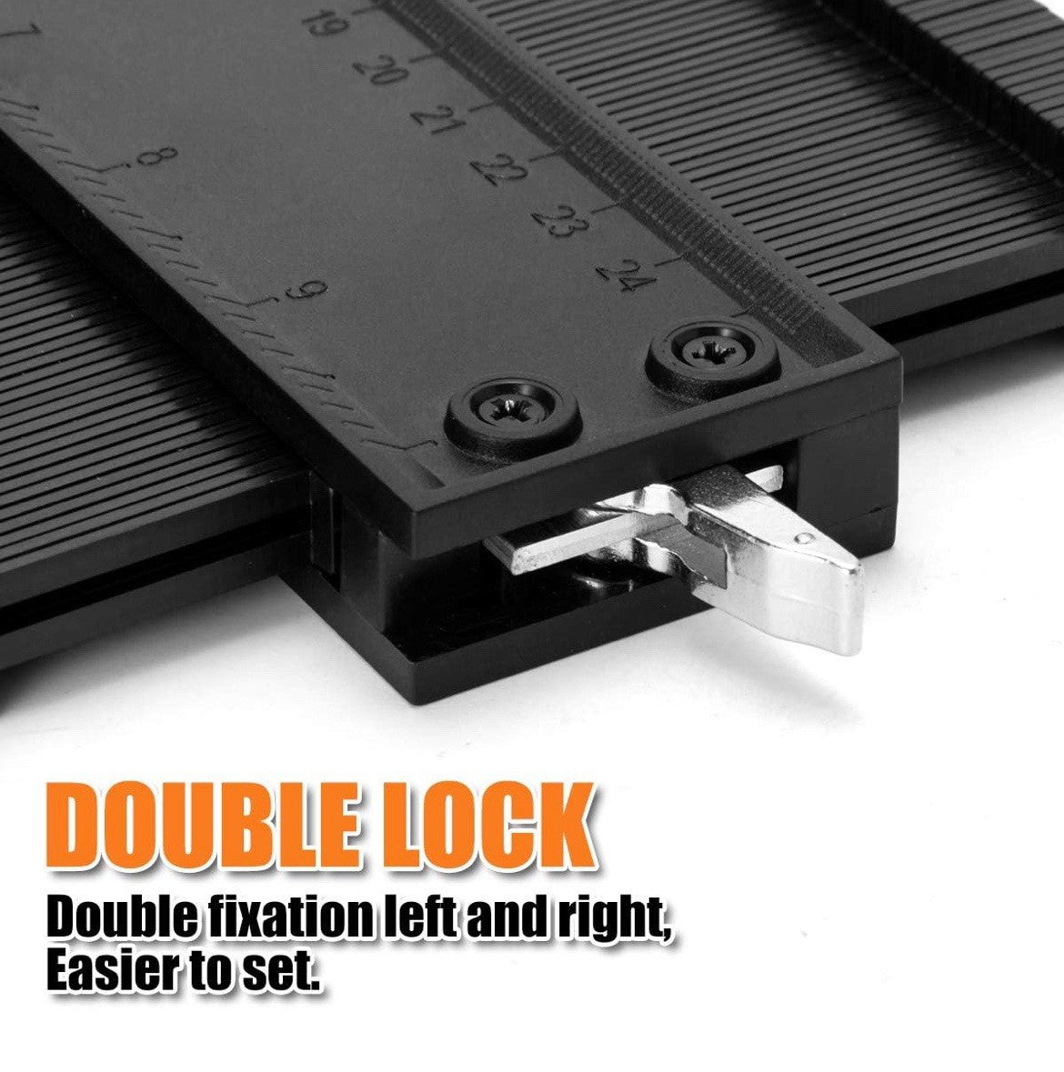 Saker Adjustable Measure Connection Profile Gauge 5+10 Inch - Precision Tool