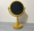 Allied Brass 8 Inch Vanity Top Make-Up Mirror with Grooved Accents SPANISH GOLD