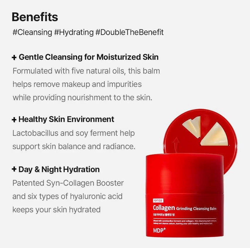 MEDIPEEL+ RED LACTO COLLAGEN GRINDING CLEANSING BALM