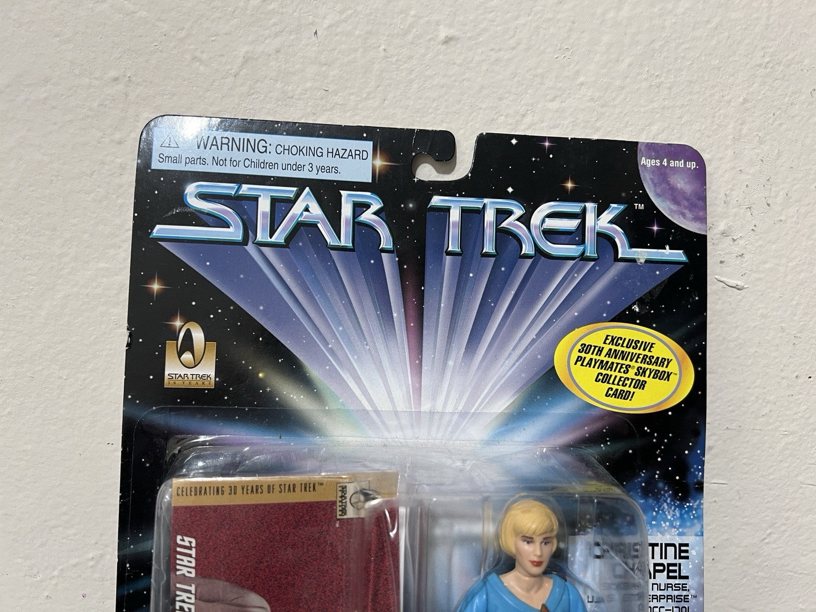 Playmates 1996 Star Trek CHRISTINE CHAPEL NURSE Action Figure #6447 T