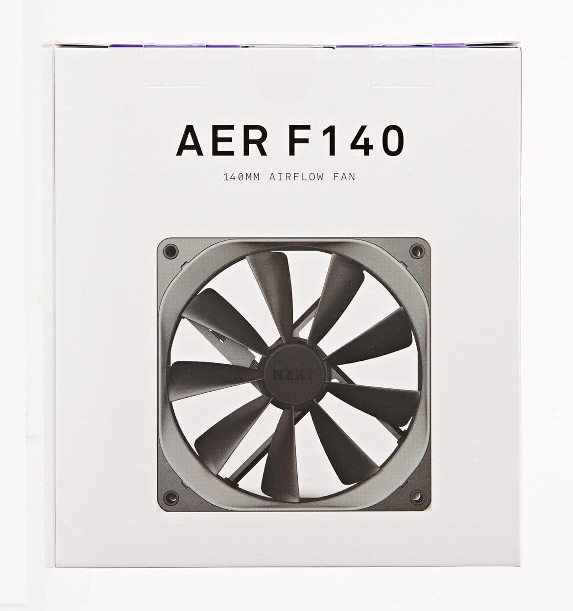 NZXT AER F 140mm Winglet Designed Fan Blades Fluid Dynamic Bearings PWM Airflow