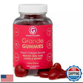 Grande Cosmetics Vegan Collagen Hair Vitamin Gummies for Hair, Skin, Lash, an