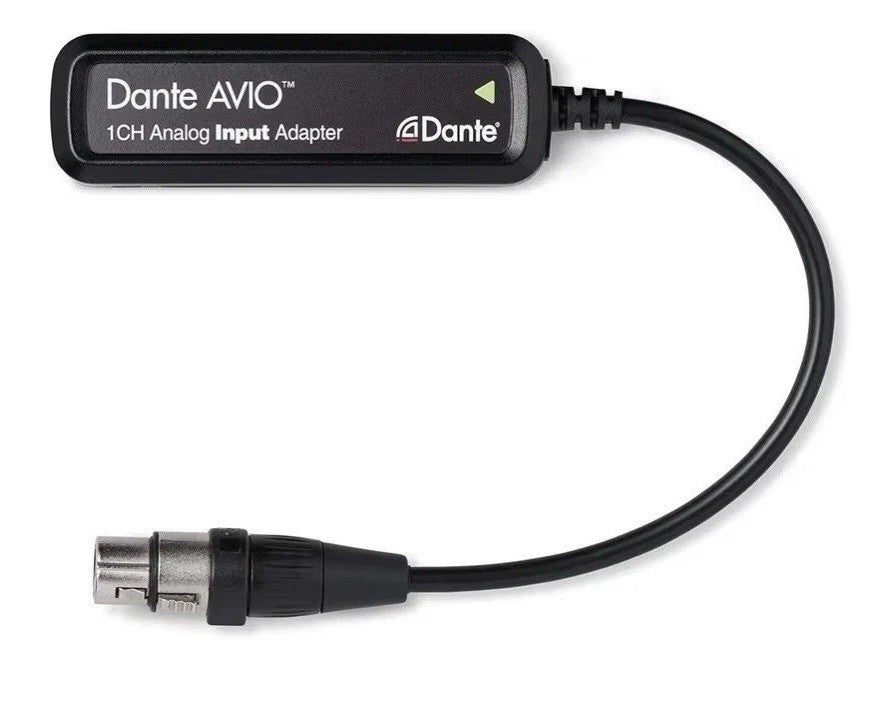 Audinate Dante AVIO 1CH 1-Channel Analog Input Adapter ADP-DAI-AU-1X0