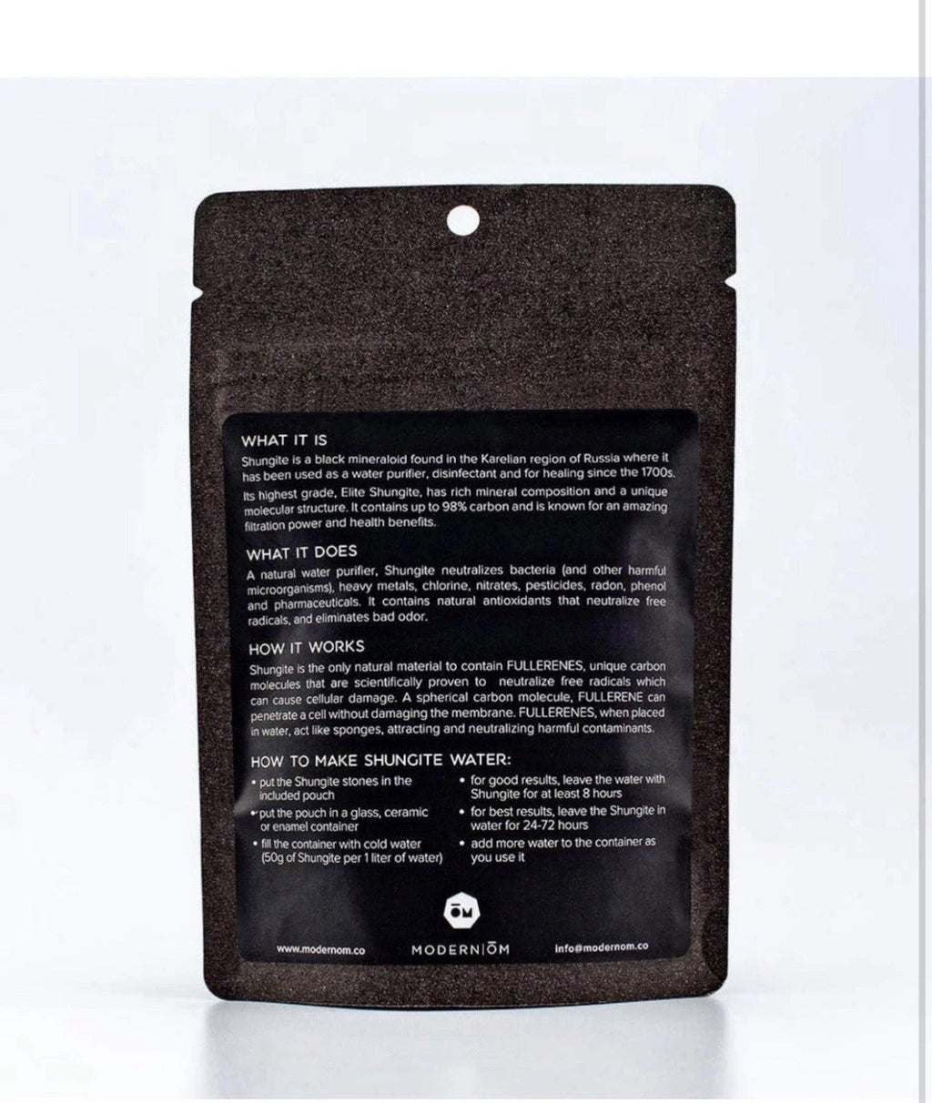 Modern ŌM Shungite Living Water Kit | Ready to Use Elite Shungite Stone Gravel