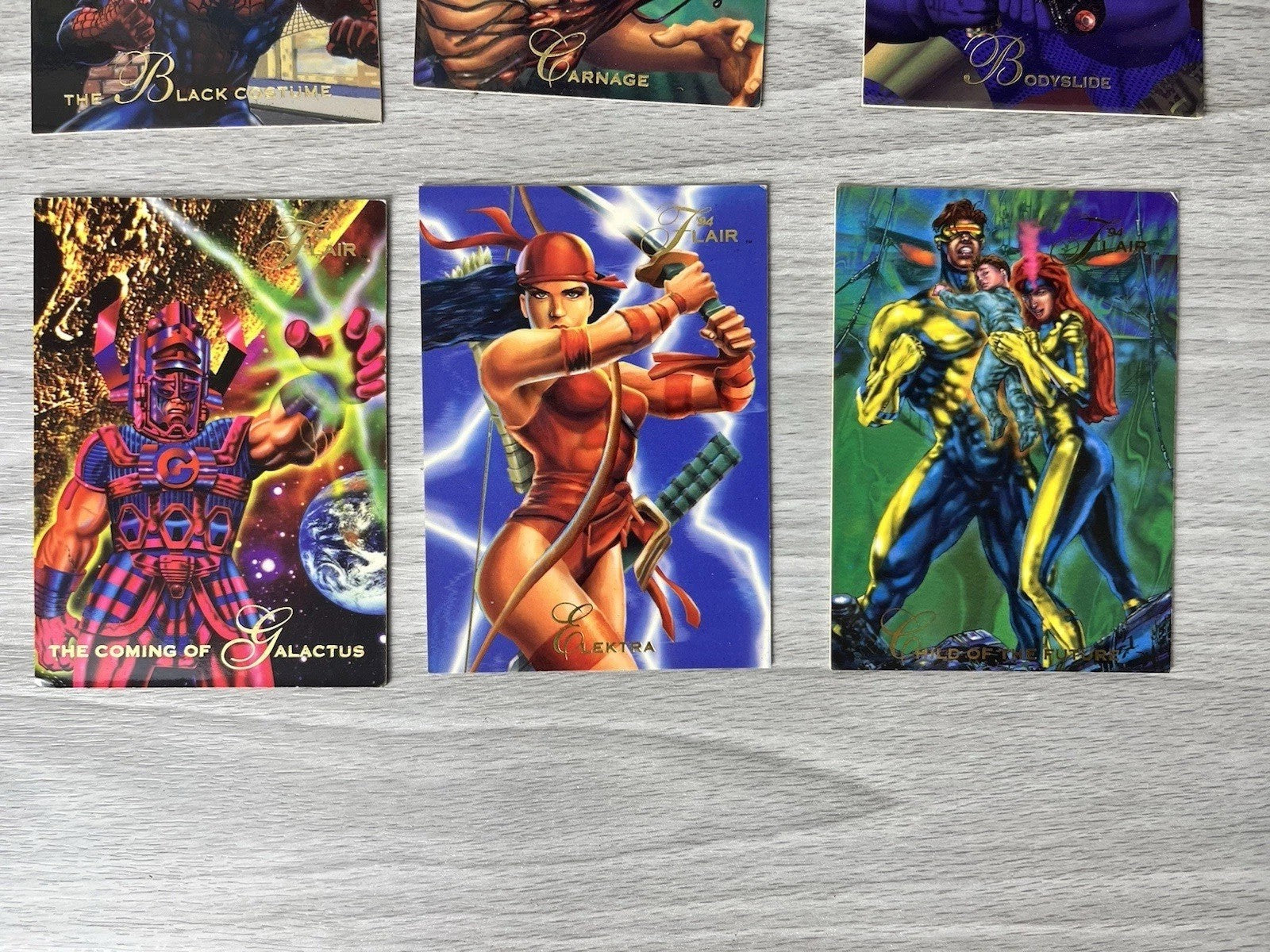 1994 Flair Marvel Cards Rare Collectible Lot - 29 Cards