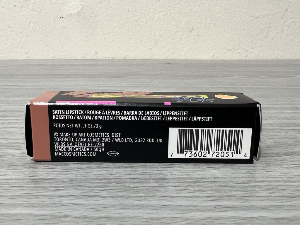 MAC Satin Lipstick - FLESHPOT - 40th Anniversary Limited Edition - .1oz./3g