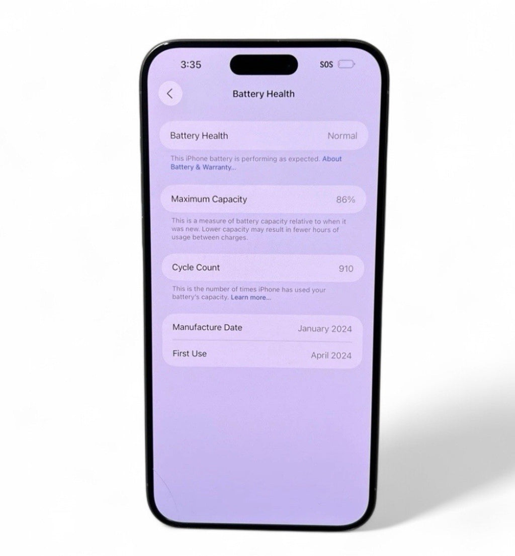 iPhone 15 Pro Max - 256 GB A7 Pro Chip 86% Battery Health UNLOCKED (Read Desc)