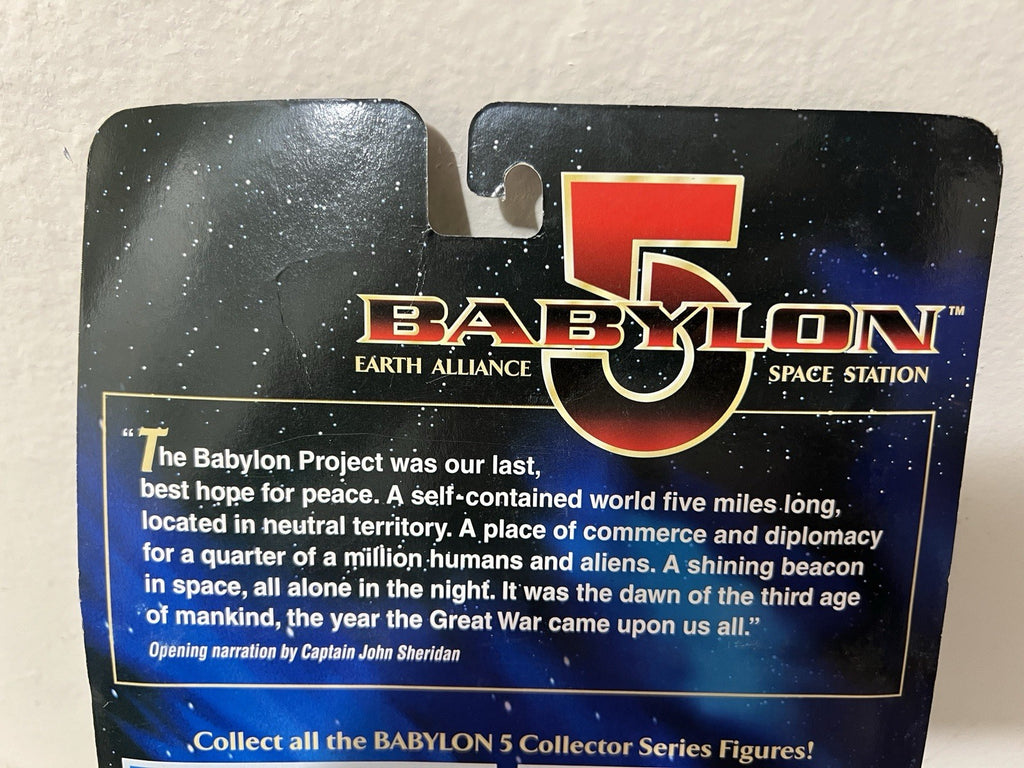 BABYLON 5 PSI COP ALFRED BESTER ACTION FIGURE FACTORY SEALED with Psi Corp Patch