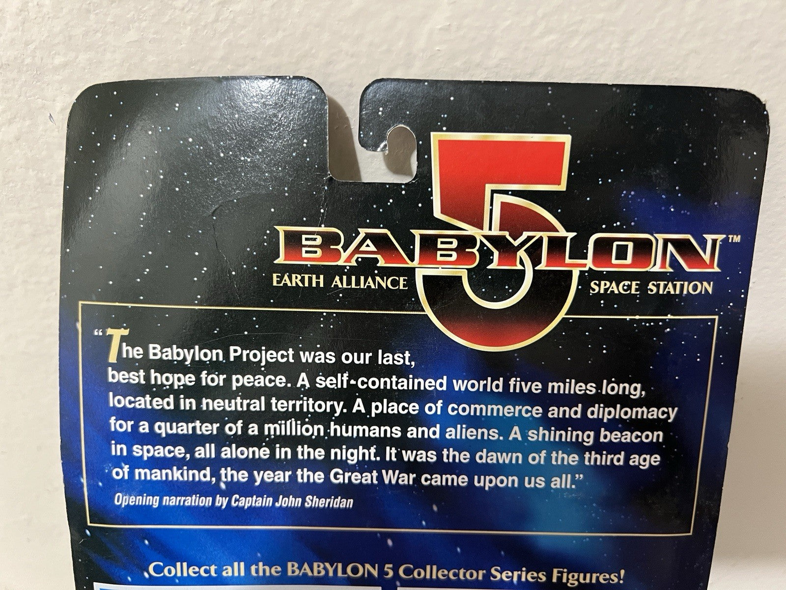 BABYLON 5 PSI COP ALFRED BESTER ACTION FIGURE FACTORY SEALED with Psi Corp Patch