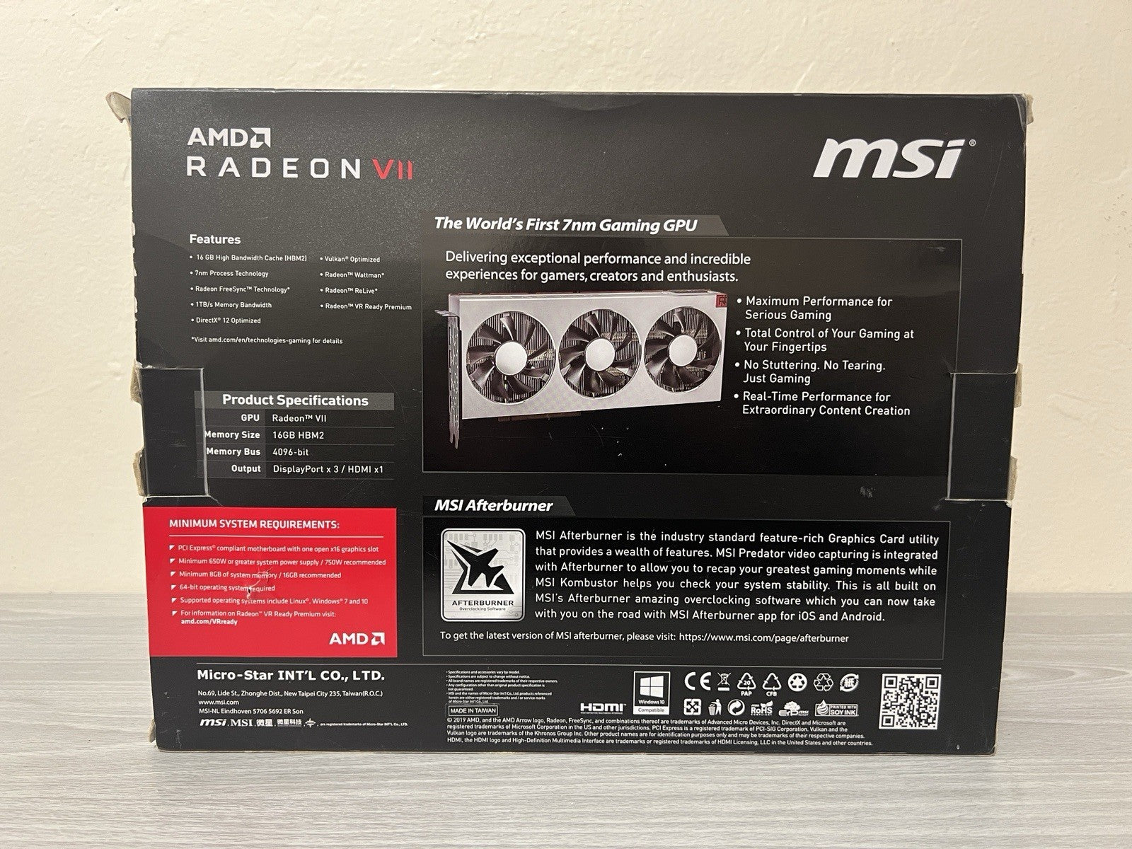 AMD Radeon VII 16GB HBM2 Gaming Graphics Card