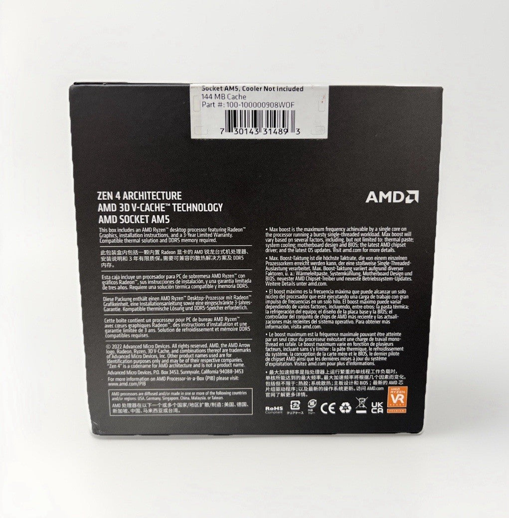 AMD Ryzen 9 7950X3D 16-Core, 32-Thread Desktop Processor