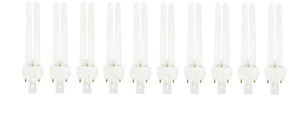 GL 26 Watt CFL Light Bulbs 2 Pin G24D-3 Base 4100K Cool White LOT OF 50