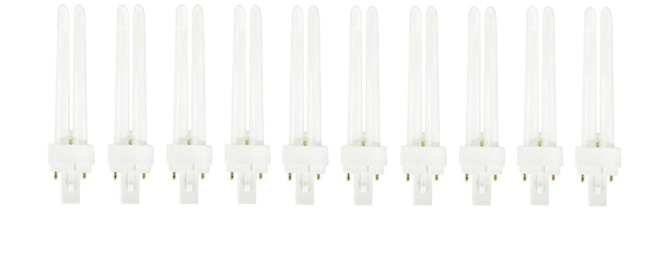 GL 26 Watt CFL Light Bulbs 2 Pin G24D-3 Base 4100K Cool White LOT OF 50