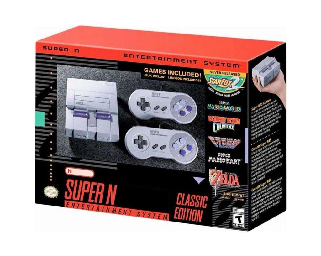 AUTHENTIC Super Classic Mini Entertainment System SNES Included 21 Games