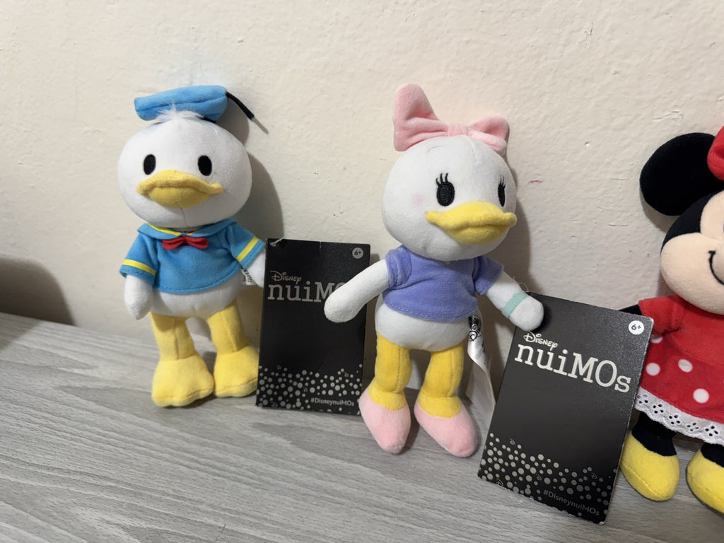 Disney nuiMOs Mickey & Minnie Mouse, Donald & Daisy Poseable Plush