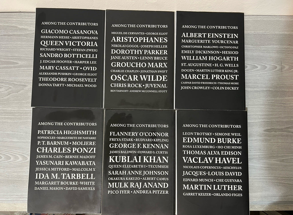 LAPHAM'S QUARTERLY- Winter 2014-Spring 2015 LOT OF 6