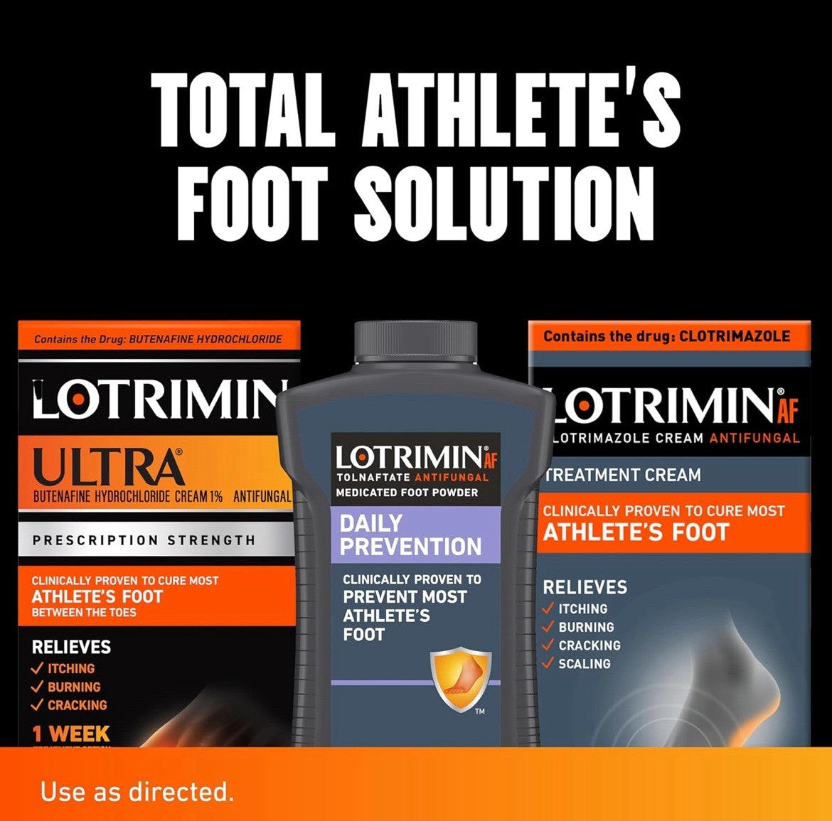 Lotrimin Ultra 1 Week Athlete's Foot Treatment, Prescription Strength Butenafine