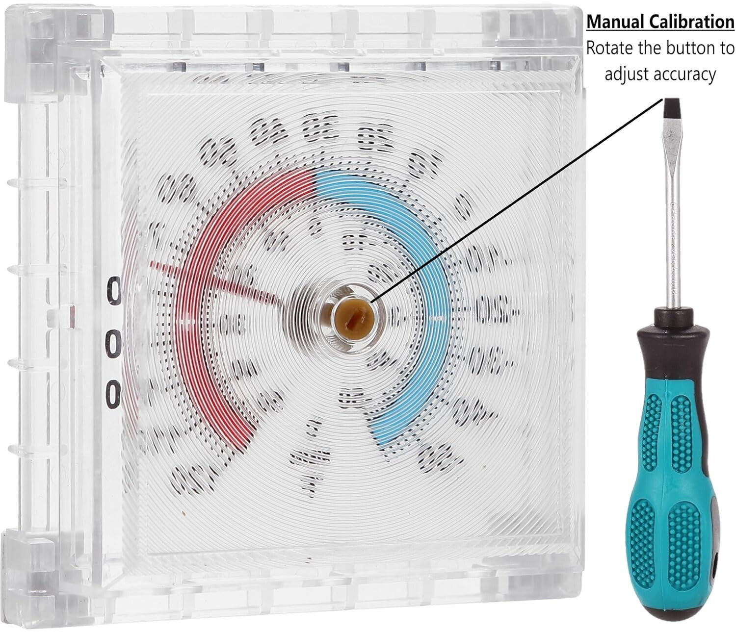 3'' New Premium Window Thermometer Outdoor Waterproof Upgraded Accuracy