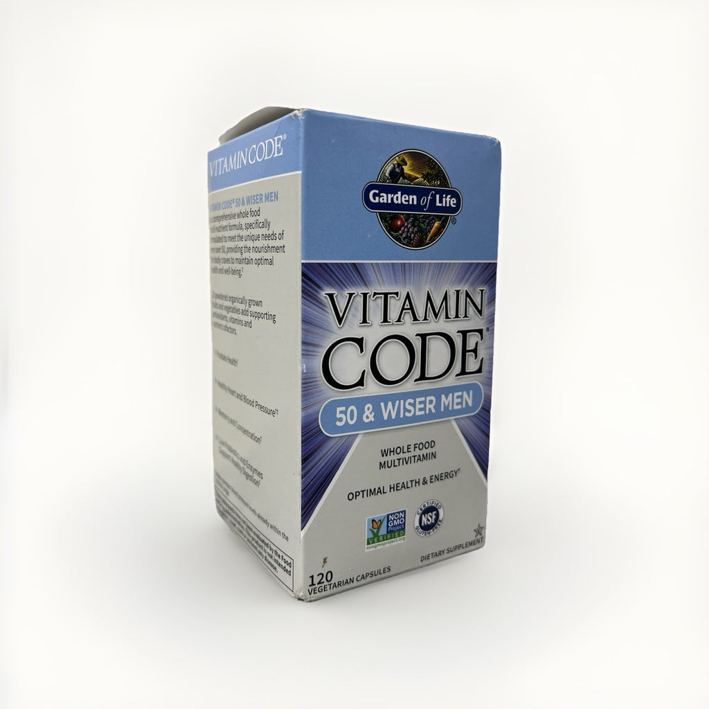 Garden of Life Multivitamin Men Code 50 & Wiser Vegetarian 120 Caps