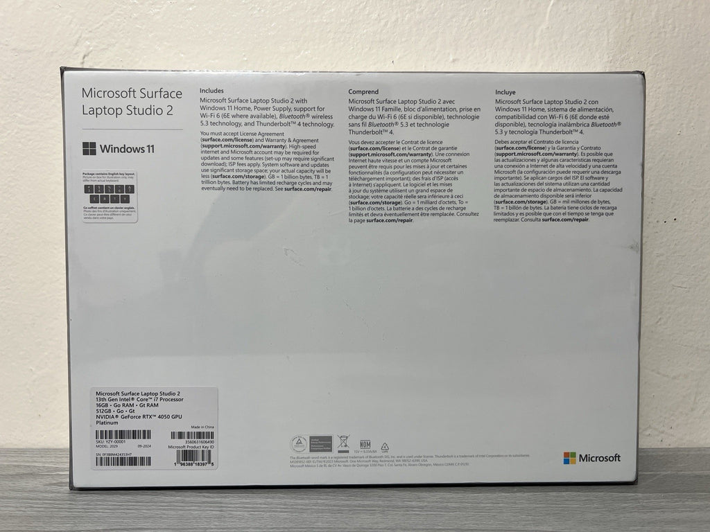 Microsoft Surface Studio 2 13th Intel Core i7 16GB 512GB SSD RTX4050 (Sealed)