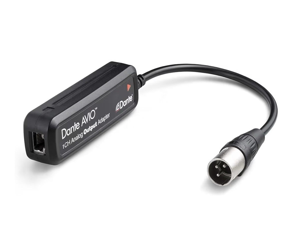 Dante AVIO 1CH 1-Channel Analog Output Adapter ADP-DAO-AU-0X1