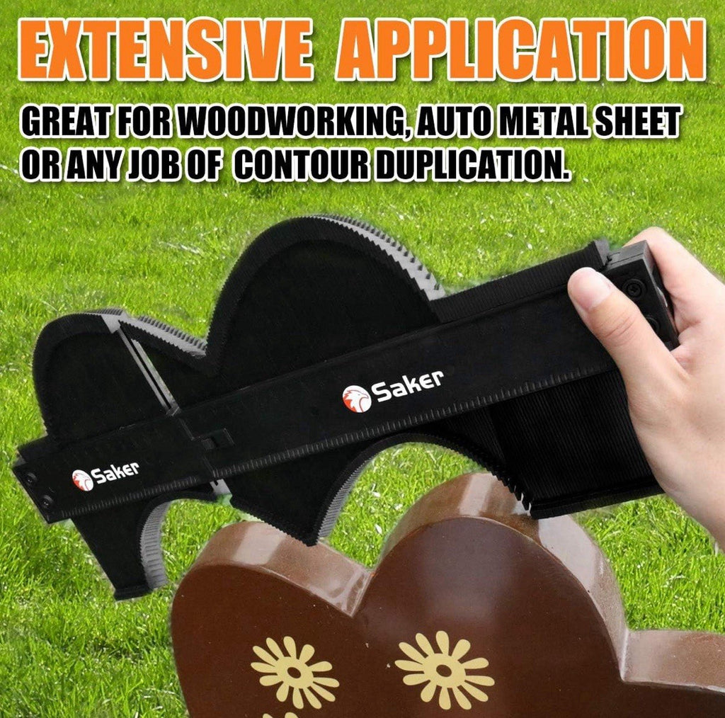 Saker Adjustable Measure Connection Profile Gauge 5+10 Inch - Precision Tool