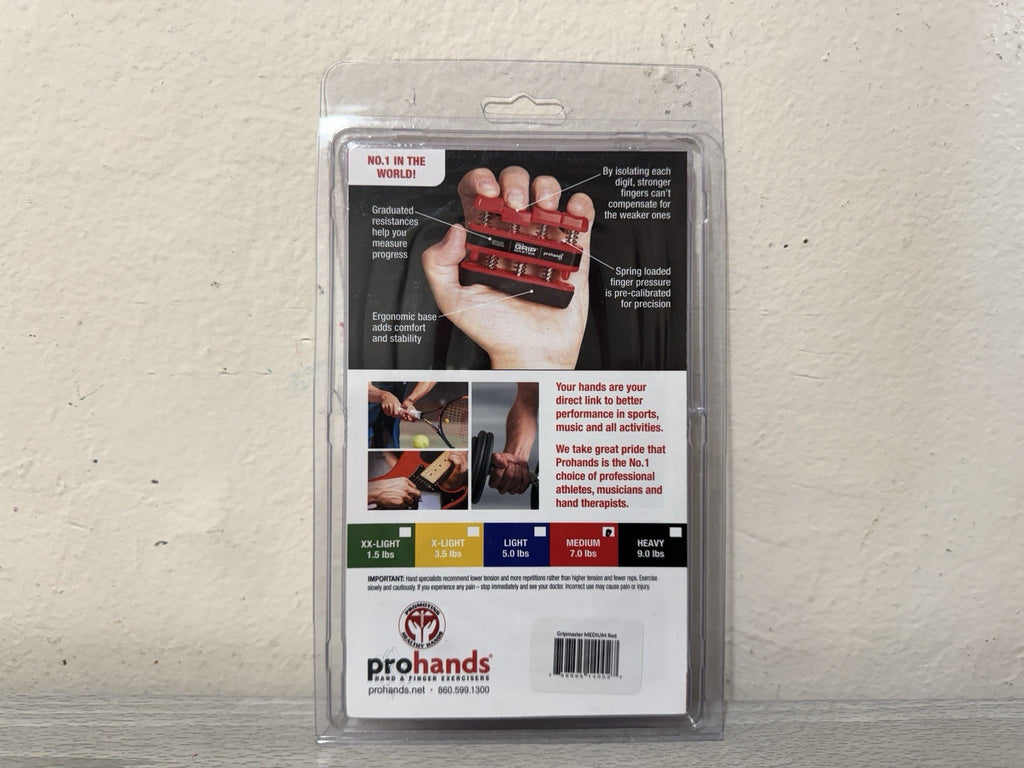 Gripmaster Hand Exerciser - Medium (Red)