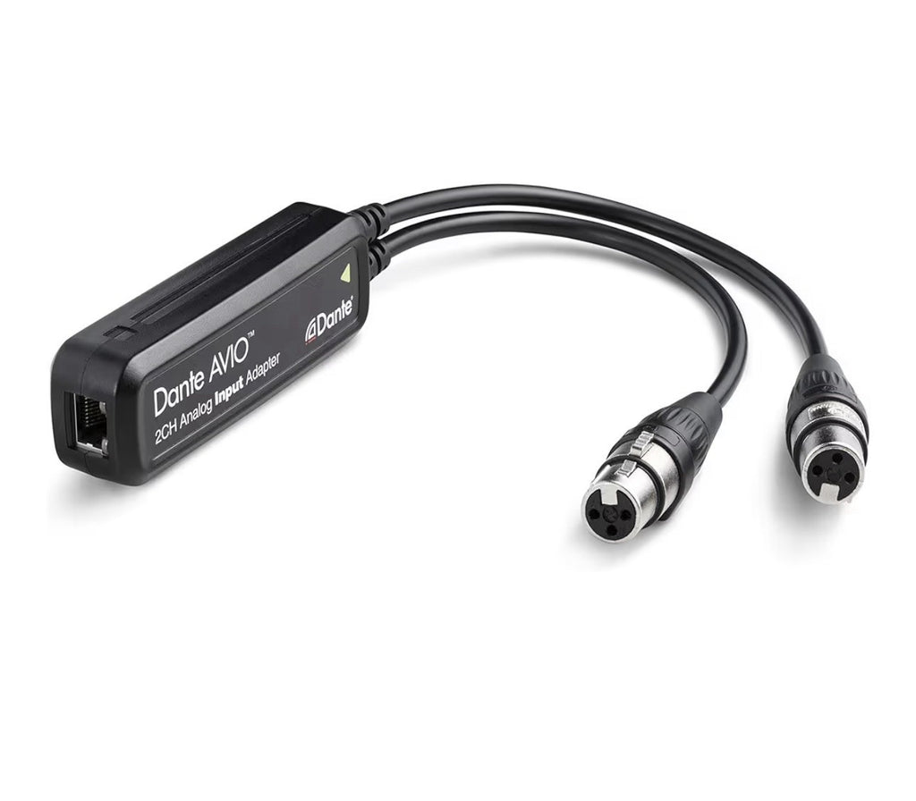 Audinate Dante AVIO 2CH 2-Channel Analog Input Adapter ADP-DAI-AU-2X0