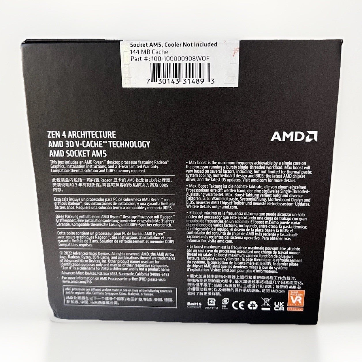 AMD Ryzen 9 7950X3D 16-Core, 32-Thread Desktop Processor