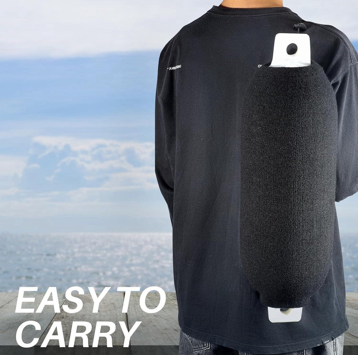 Boat Fender Covers 6.1” x 12.6” Flat Size - 4 PACK For Docking