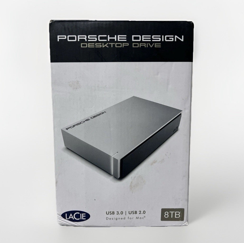 8TB LaCie Porsche Design 8TB AR35U32 External Hard Drive USB 3.0 Portable