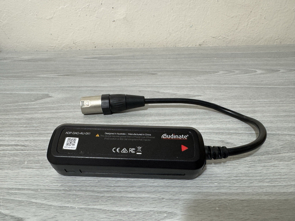 Dante AVIO 1CH 1-Channel Analog Output Adapter ADP-DAO-AU-0X1