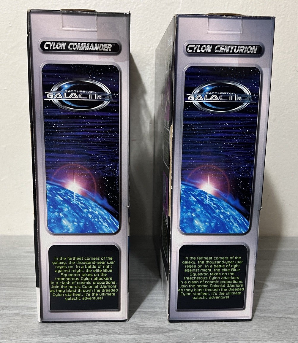 Cylon Commander & Cylon Centurion Battlestar Galactica Figures 1996 (LOT OF 2)