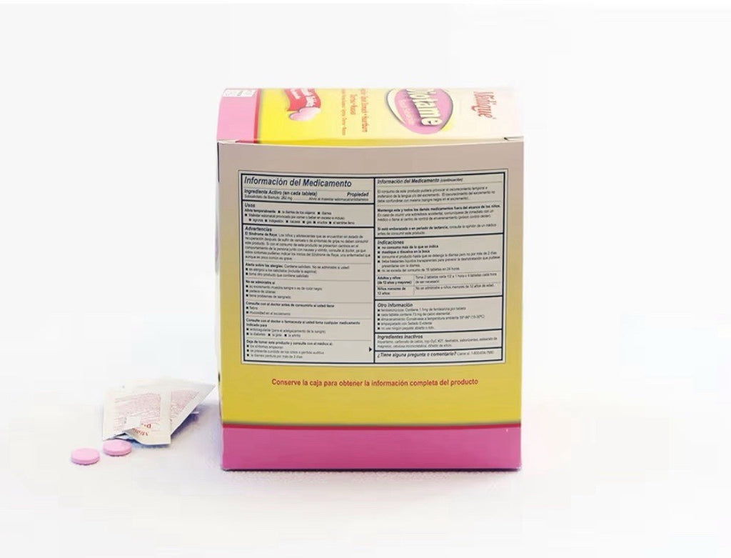 Anti-Diarrheal Diotame 262 mg Strength Chewable Tablet Count of 500