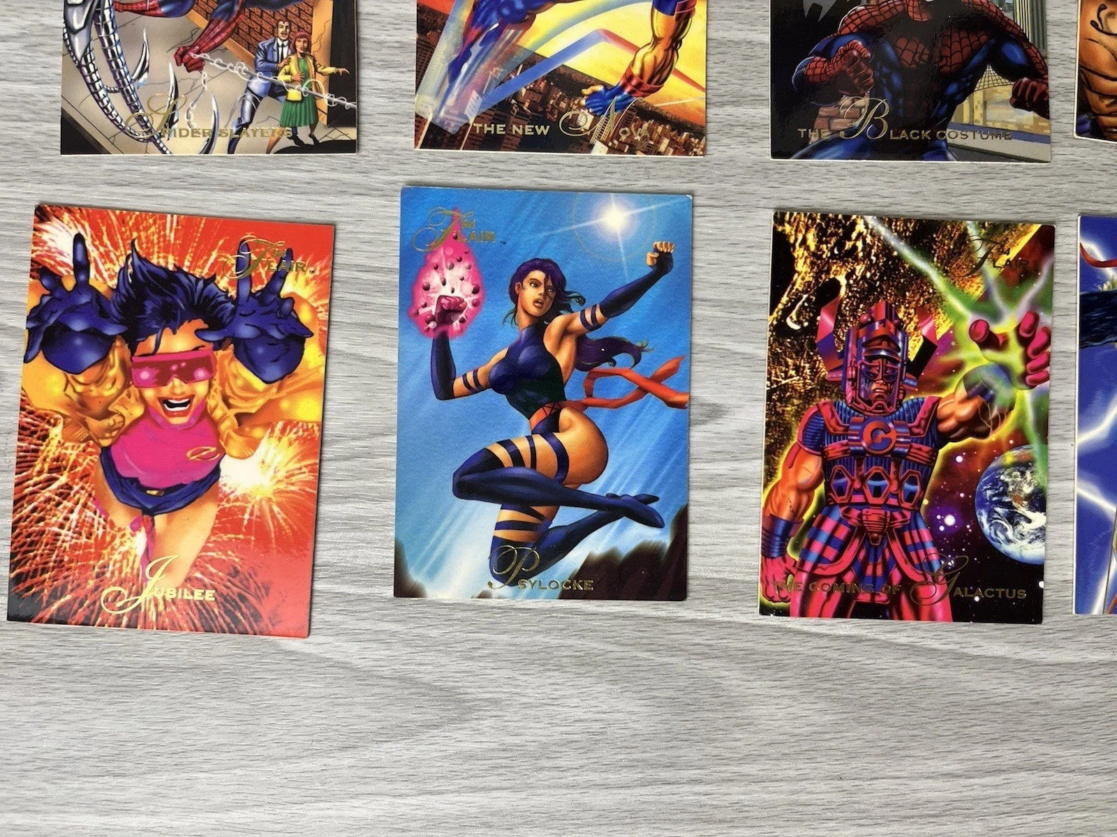 1994 Flair Marvel Cards Rare Collectible Lot - 29 Cards