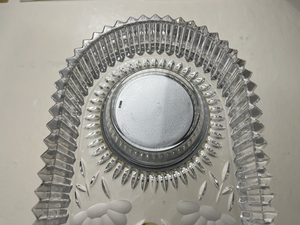 Princess House 24% Lead Crystal Mantle Clock W. Germany - Excellent Condition