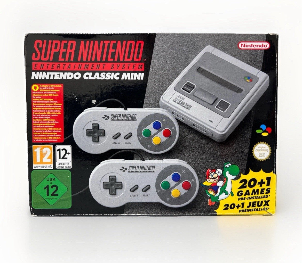 SNES Super Nintendo Entertainment Classic Edition Mini EU Version AUTHENTIC
