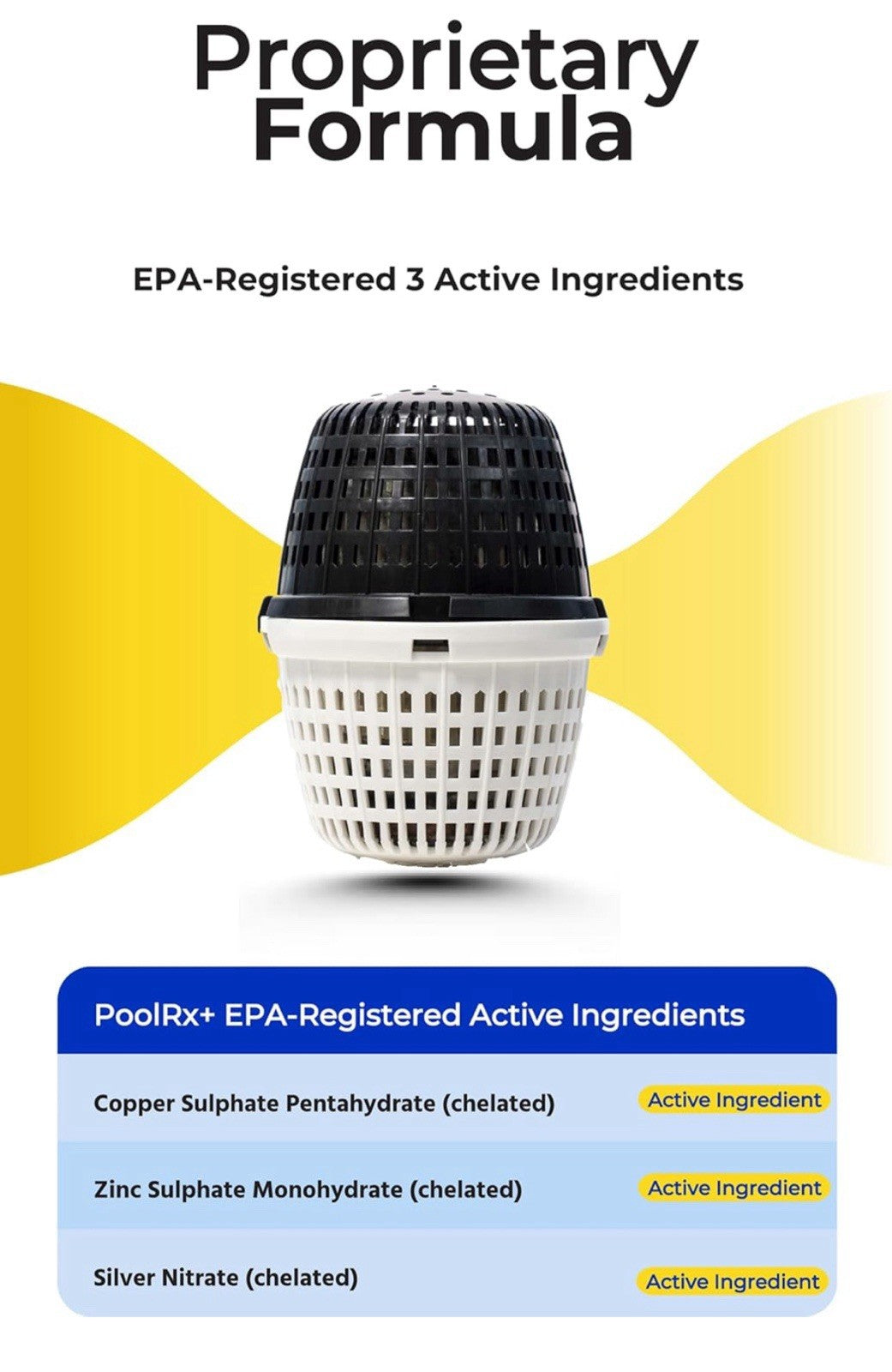 Pool-R-X+ Black White - Treats 20k-30k Gallons Pool Care - NEW Sealed