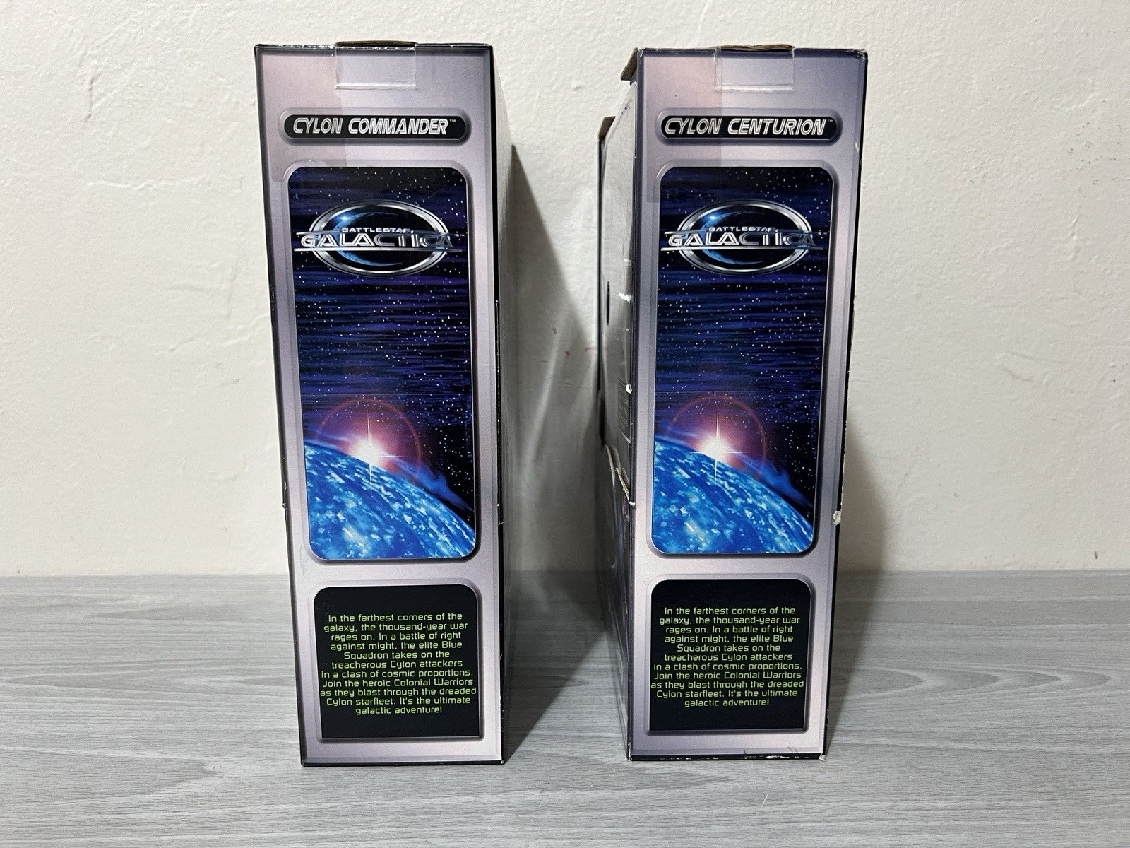 Cylon Commander & Cylon Centurion Battlestar Galactica Figures 1996 (LOT OF 2)
