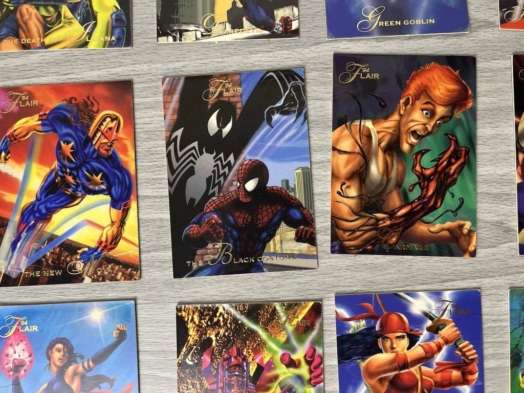 1994 Flair Marvel Cards Rare Collectible Lot - 29 Cards