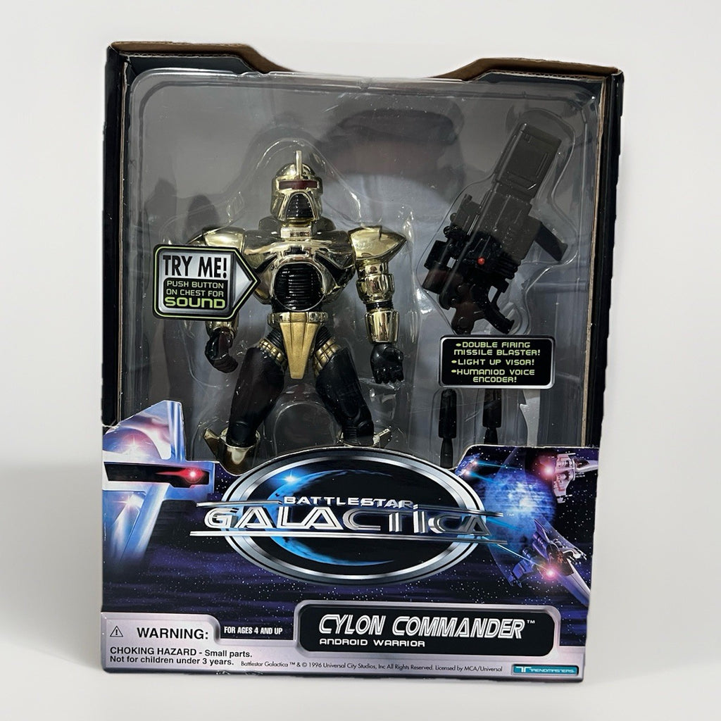 Cylon Commander & Cylon Centurion Battlestar Galactica Figures 1996 (LOT OF 2)